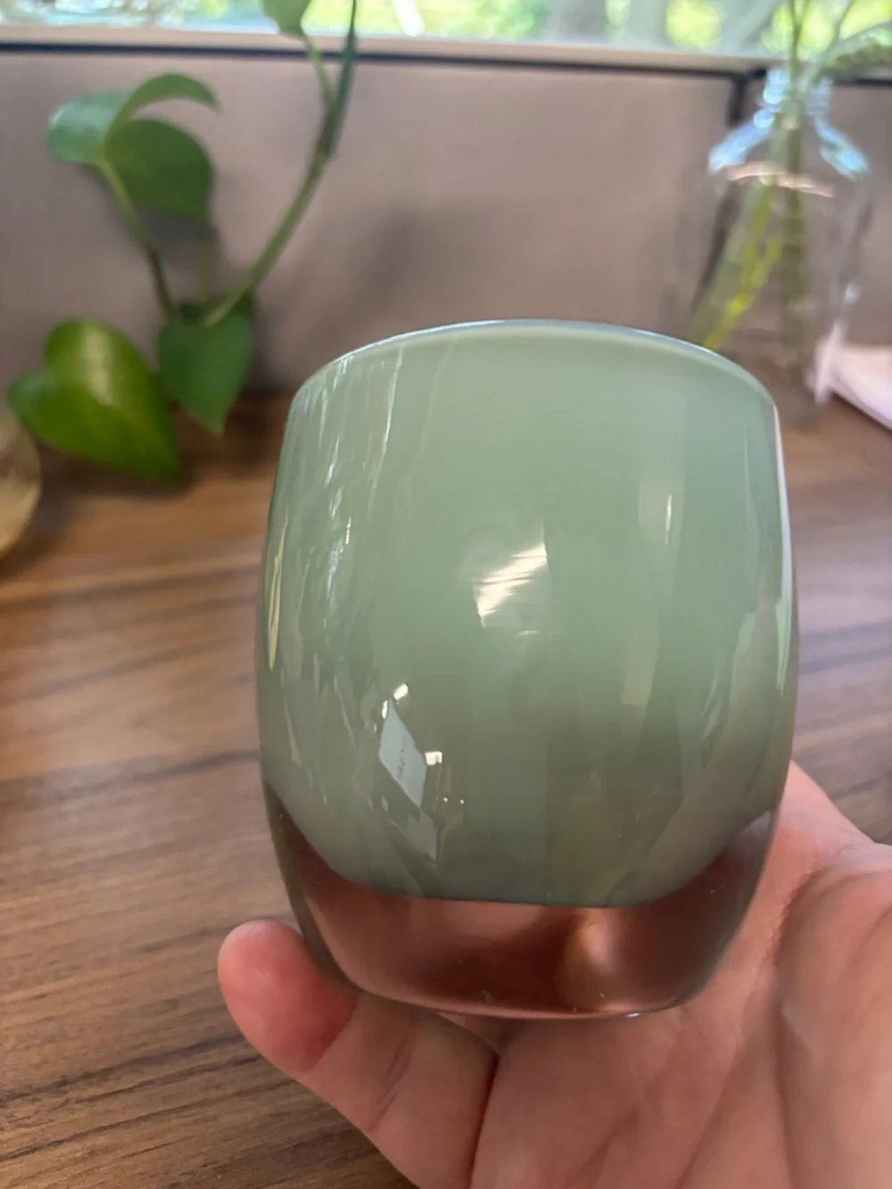 Glassybaby Breathe Glass Votive Candle Holder